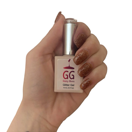 Copper Glitter Gel